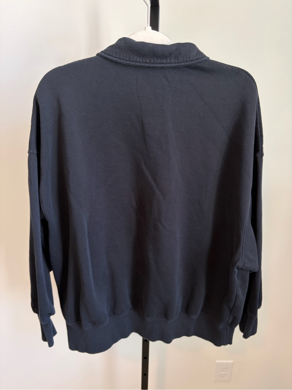 Nike Phoenix Fleece Oversized 1/4-Zip Sweatshirt Black Size Small EUC - Picture 3 of 7